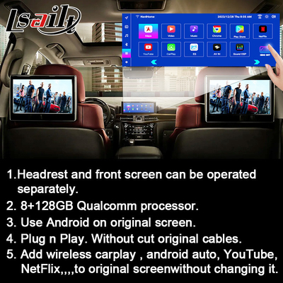 Nissan Multimedia Interface 8G Android 13 Διασύνδεση πληροφορικής και ψυχαγωγίας για Pathfinder R52 2013-2020 Armada Patrol με CarPlay