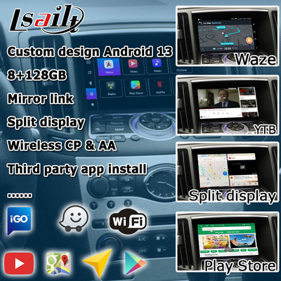 Infiniti G σειρά Skyline G37 G25 G35 Q40 V36 Android 13 βίντεο διεπαφή με carplay android αυτο