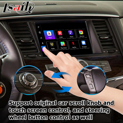 Nissan Patrol Armada Y62 Android 13 Qualcomm 8+128GB Carplay Android αυτοματοποιημένο βίντεο κουτί διεπαφής