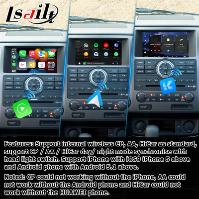Nissan Armada TA60 εργοστασιακό στυλ Android πολυμέσων βίντεο διεπαφή, υποστήριξη ασύρματου Carplay Android Auto
