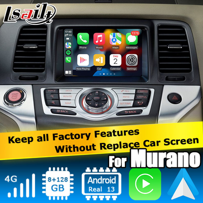 Nissan Murano Z51 Android 13 Carplay Android Auto βασισμένη στο Qualcomm 13 8+128GB