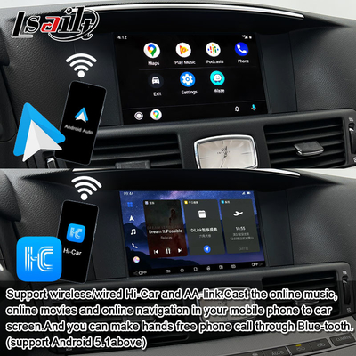 8G Qualcomm Android Multimedia Interface για το Infiniti Q70 M45 M25 2010- Ασύρματο CarPlay Box, Android Auto, NetFlix