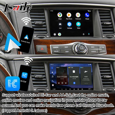 8G Android Infotainment Module για το Infiniti QX80 QX56 Nissan Patrol 20100-2021 Ασύρματη διεπαφή CarPlay, YouTube
