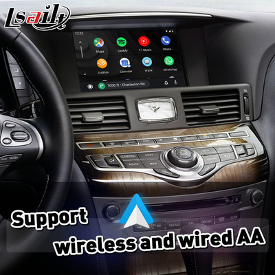 Lsailt Wireless Carplay Android Auto Interface Για το 2013-2019 Χρόνο Infiniti Q70