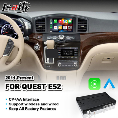 Android Auto CP AA Video Carplay Interface για το 2011-2022 Nissan Quest E52