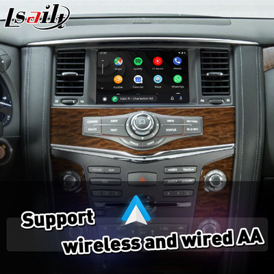 Ασύρματο Carplay Android Auto Interface για το 2011-2017 Nissan Patrol Y62
