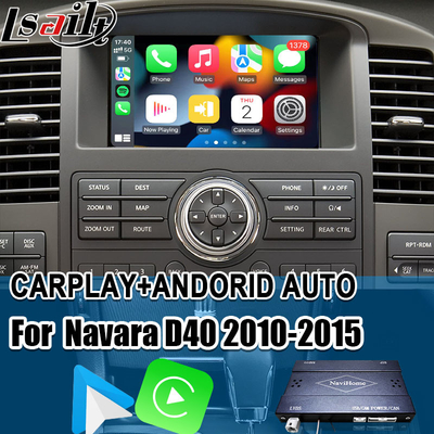 OEM ενσωμάτωση ασύρματη Apple CarPlay Διασύνδεση για Navara D40 Nissan Pathfinder R51 2010-2016 Android Auto,Plug and Play, Mirror Link