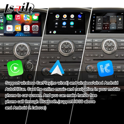 Lsailt OEM Ενσωμάτωση Android πολυμέσων Διασύνδεση βίντεο για Pathfinder R51 Nissan Navara D40 CarPlay& Android Auto Retrofit