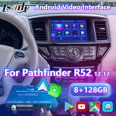 Διεπαφή βίντεο Lsailt Android για Nissan Pathfinder R52 με ασύρματο Carplay Android Auto