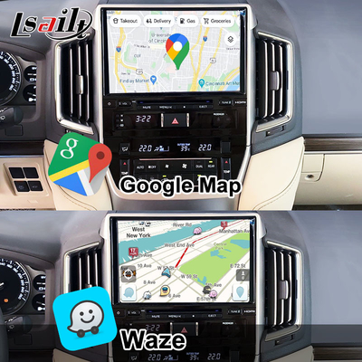 Ασύρματο CarPlay Interface για Toyota Land Cruiser 200 GX-R,VX-R 2018-2021 Fujitsu Κεντρική μονάδα με Android Auto, Σύστημα Linux