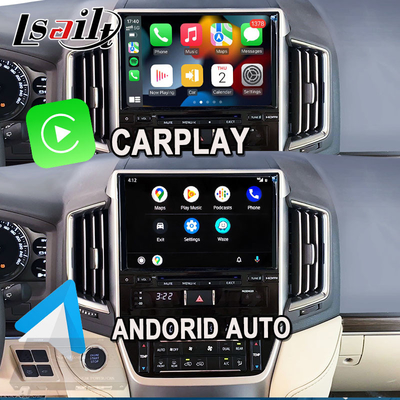Ασύρματο CarPlay Interface για Toyota Land Cruiser 200 GX-R,VX-R 2018-2021 Fujitsu Κεντρική μονάδα με Android Auto, Σύστημα Linux