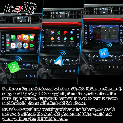 Toyota Hilux Android 13 πολυμέσων βίντεο διεπαφή ασύρματο carplay Android auto touch 3