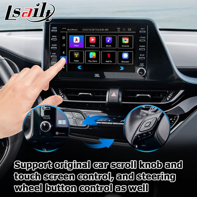 Toyota C-HR CHR Android 13 διεπαφή πολυμέσων με ασύρματο Android auto carplay