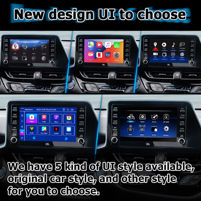 Toyota C-HR CHR Android 13 διεπαφή πολυμέσων με ασύρματο Android auto carplay