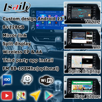 Toyota C-HR CHR διεπαφή πολυμέσων Android 13 με android auto carplay