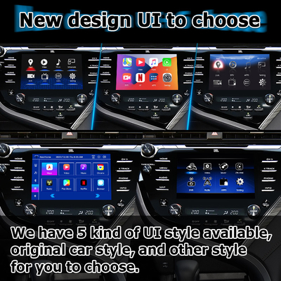 Αρρενωπή αυτόματη τηλεοπτική διεπαφή Toyota Camry Bluetooth Wifi USB Carplay οθονών επαφής