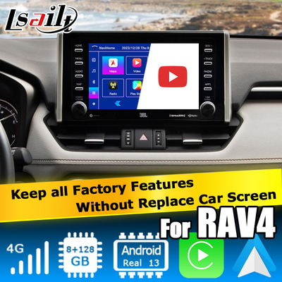 8+128GB Android 13 Carplay Android Interface Για το Toyoat RAV4 2019 Για να παρουσιάσετε το Touch N Go 3