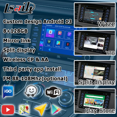 Android 13 Carplay Android video interface αυτοματοποιημένο κουτί για την Toyota Sienna