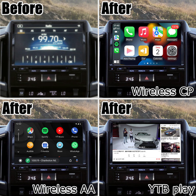 Android 13 βίντεο διεπαφή για Toyota Land Cruiser LC200 GXR με οπίσθια θέα WiFi carplay android auto