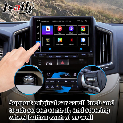 Android 13 βίντεο διεπαφή για Toyota Land Cruiser LC200 GXR με οπίσθια θέα WiFi carplay android auto