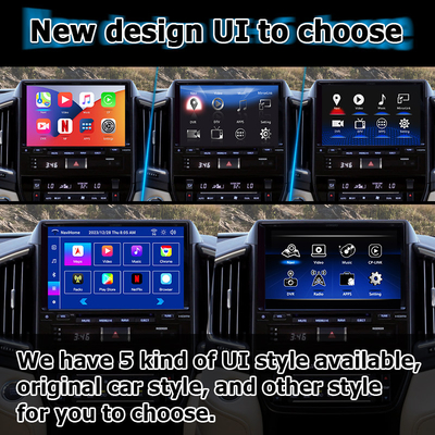 Android 13 βίντεο διεπαφή για Toyota Land Cruiser LC200 GXR με οπίσθια θέα WiFi carplay android auto