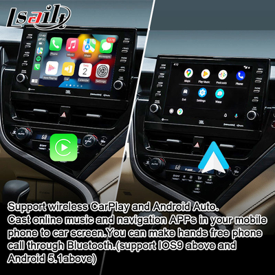 Lsailt Android 13 Video Interface για την Toyota Camry 2018-2021 RAV-4, Sienna OEM Ηθόνη αναβάθμιση με Android πολυμέσων Συστήματος Περιλαμβάνεται YouTube, NetFlix