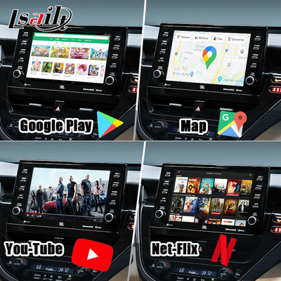 Lsailt Android 13 Video Interface για την Toyota Camry 2018-2021 RAV-4, Sienna OEM Ηθόνη αναβάθμιση με Android πολυμέσων Συστήματος Περιλαμβάνεται YouTube, NetFlix