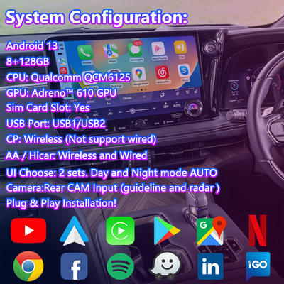 Lsailt Android Carplay Multimedia Video Interface για το 2023-Πρόσφατο Lexus LM LM350h LM500h
