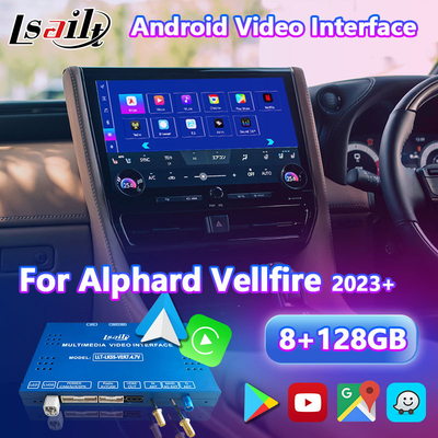 Lsailt Android Carplay Multimedia Video Interface για την τρέχουσα σειρά Toyota Alphard Vellfire 40 του 2023