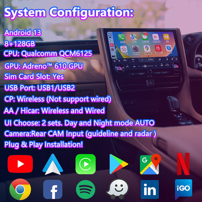 Lsailt Android Carplay Multimedia Video Interface για την τρέχουσα σειρά Toyota Alphard Vellfire 40 του 2023