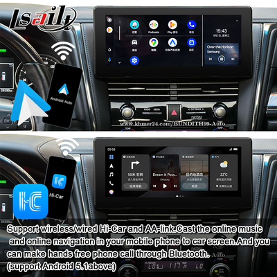Android 13 Lexus Βίντεο Διασύνδεση OEM Αναβάθμιση οθόνης για LM350 LM500H NX RX ES Retrofit Kits Περιλαμβάνει YouTube, NetFlix, Wireless CarPlay