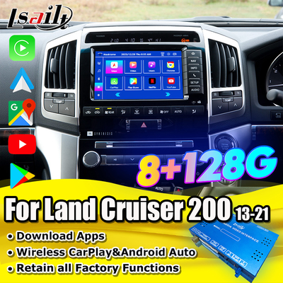 Μονάδα αναβάθμισης OEM Android για Land Cruiser 2013-2021 Ενσωμάτωση κιτ ασύρματου CarPlay YouTube, Google Map, Android Auto