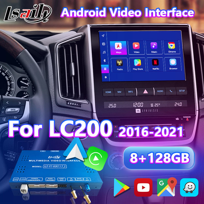 Διασύνδεση βίντεο πολυμέσων Android Lsailt για Toyota Land Cruiser 200 LC200 VX VXR VX-R 2016-2021