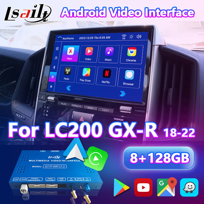 Lsailt Android Multimedia Video Interface για το 2018-2022 Toyota Land Cruiser LC200 GX-R LC 200 GXR