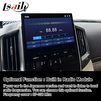Lsailt Android Διασύνδεση Πολυμέσων Βίντεο για Toyota Land Cruiser LC200 GXR GX-R FST LC 200 2018-2022