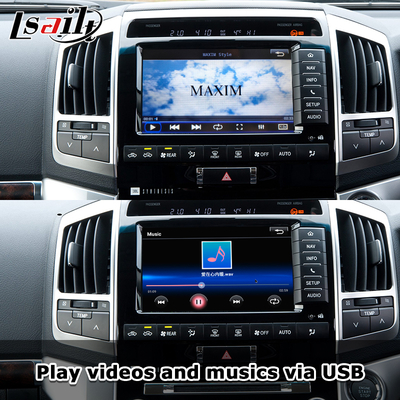 Πλαγκ και Πλέι Apple CarPlay Διασύνδεση για Land Cruiser 200 2013-2021 Πολυγλωσσική, 360 κάμερα, Υποστήριξη αντίστροφης κάμερας