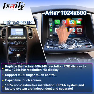 Οθόνη Android Auto Carplay Lsailt για Infiniti EX25 EX35 EX37 EX30d EX QX50 2007-2017