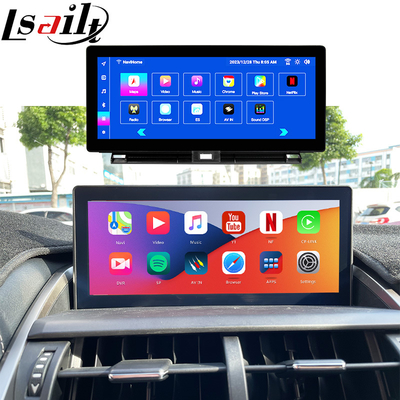Οθόνη Android Lexus με Ασύρματο CarPlay & Android Auto 10.25 ιντσών Οθόνη αφής | Κάρτα SIM & Οθόνες 360 Καμερών IPS