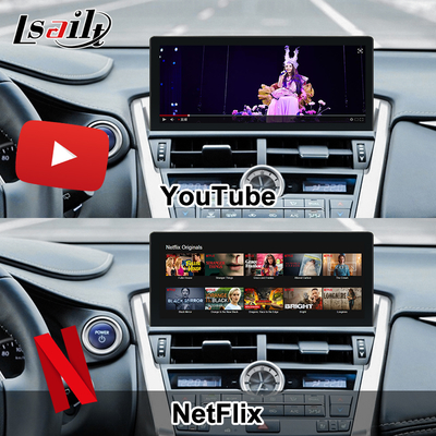 Οθόνη Android Lexus με Ασύρματο CarPlay & Android Auto 10.25 ιντσών Οθόνη αφής | Κάρτα SIM & Οθόνες 360 Καμερών IPS