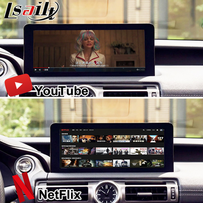 Lexus Android Screen 10,25 ίντσες Qualcomm 8 Core GPS πλοήγηση CarPlay οθόνη για Lexus IS300 IS250 IS350 2020-2023