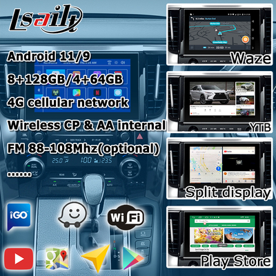 Διεπαφή βίντεο Android Carplay για Toyota Alphard Vellfire AH40