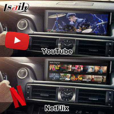 Οθόνη Android Lexus Android 13 Multimedia DisPlay 8 Core Qulcomm για LEXUS IS200T IS300H IS350 Υποστήριξη Ελέγχου Joystick, YouTube, Google Play, CarPlay