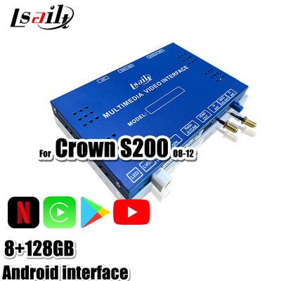 Android 13 Διασύνδεση πολυμέσων για Toyota Crown S200 URS206 2008-2012 Μοντέλο αναβάθμισης Android Περιλαμβάνεται YouTube, NetFlix, Google Map