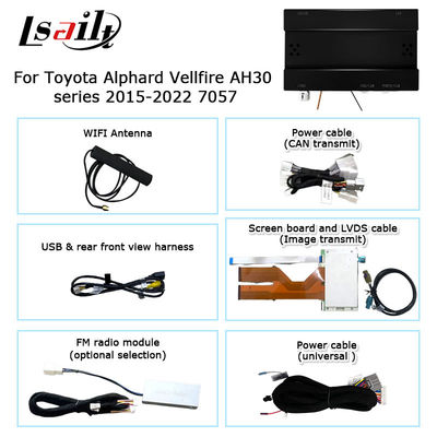 Toyota Alphard Vellfire AH30 σειράς καθαρό OEM στυλ Carplay android auto box μοντέλο 2015-2022
