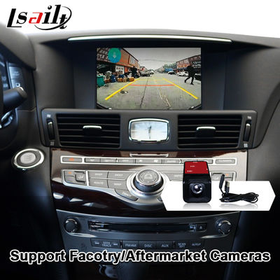 Διεπαφή CarPlay για Infiniti Q70 Q70L M35 M45 Fuga 2009-2019 Ασύρματος αντάπτορας Android Auto Ενσωμάτωση κατοπτρισμού κινητού τηλεφώνου, θερμοκρασία AC