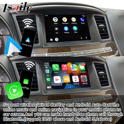 Διασύνδεση CarPlay για Infiniti QX60 JX35 2008-2017 Αναβάθμιση Car Play Android Auto Module, Mirroring, Θερμοκρασία AC