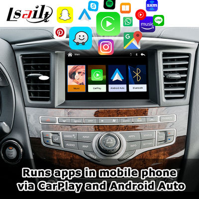 Διασύνδεση CarPlay για Infiniti QX60 JX35 2008-2017 Αναβάθμιση Car Play Android Auto Module, Mirroring, Θερμοκρασία AC