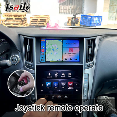 Q50 Q60 OEM Apple CarPlay Αναβάθμιση Ενσωμάτωσης Μονάδας Mobile Phone Mirroring, Εμφάνιση Θερμοκρασίας AC, Google Map, Spotify