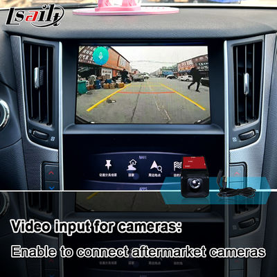 Q50 Q60 OEM Apple CarPlay Αναβάθμιση Ενσωμάτωσης Μονάδας Mobile Phone Mirroring, Εμφάνιση Θερμοκρασίας AC, Google Map, Spotify