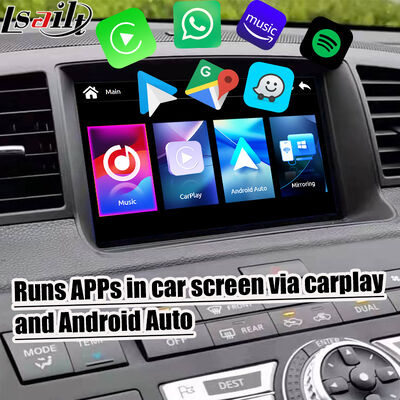 Lsailt 8 ιντσών CarPlay οθόνη για Nissan Fuga (Y50) Infiniti 350GT 2005-2008 Android Auto, καθρέφτης, HD οθόνη αφής